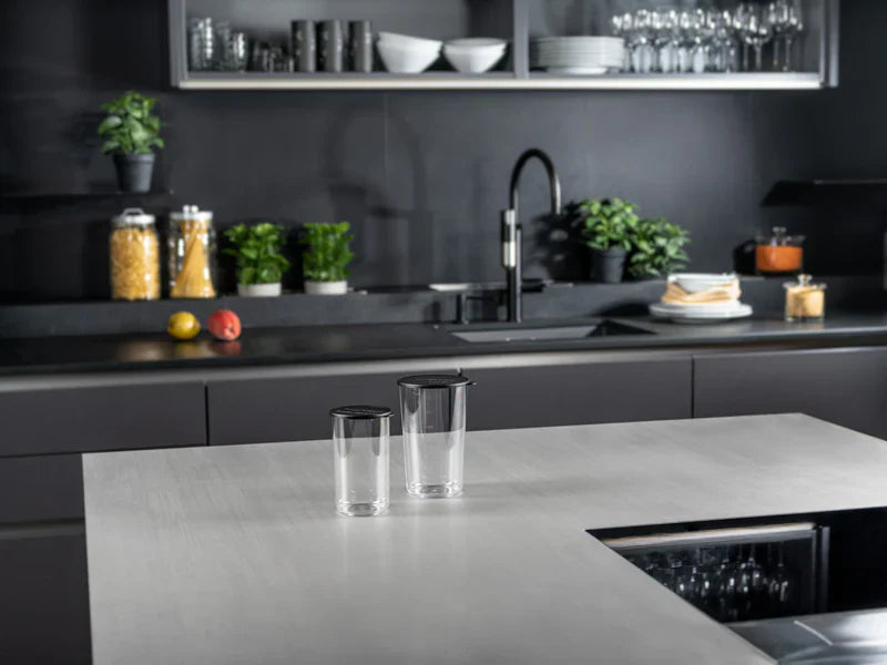 bamix® 400ml & 600ml Beakers with Lids - Set of 2